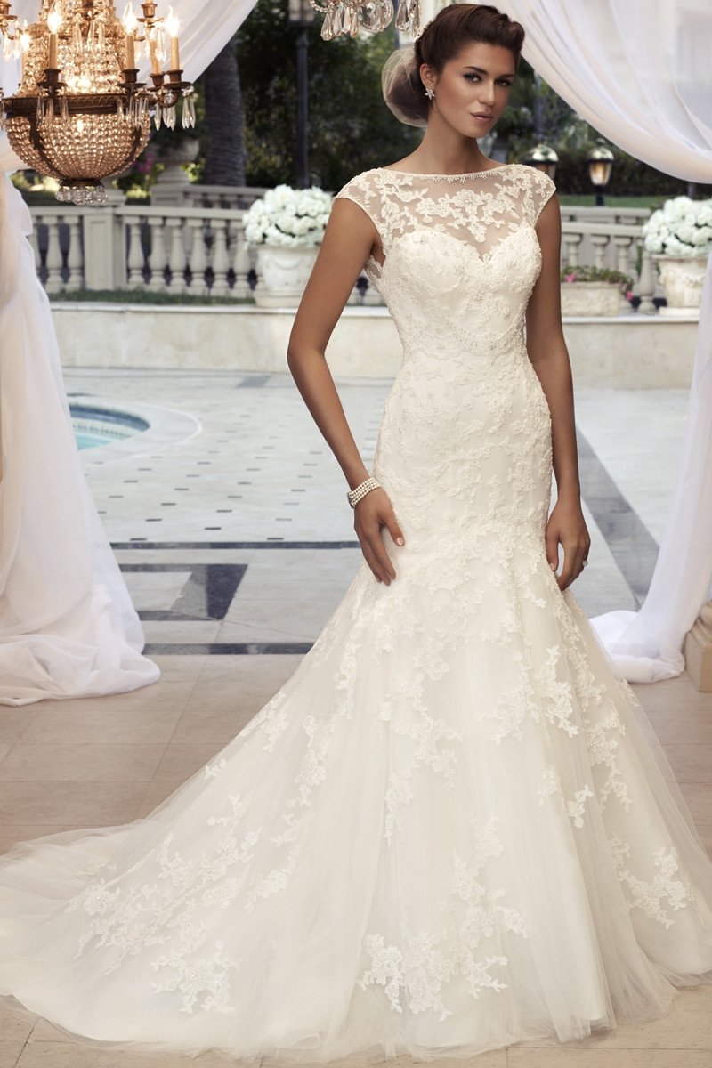 2110 Mermaid Wedding Dress by Casablanca Bridal - WeddingWire.com