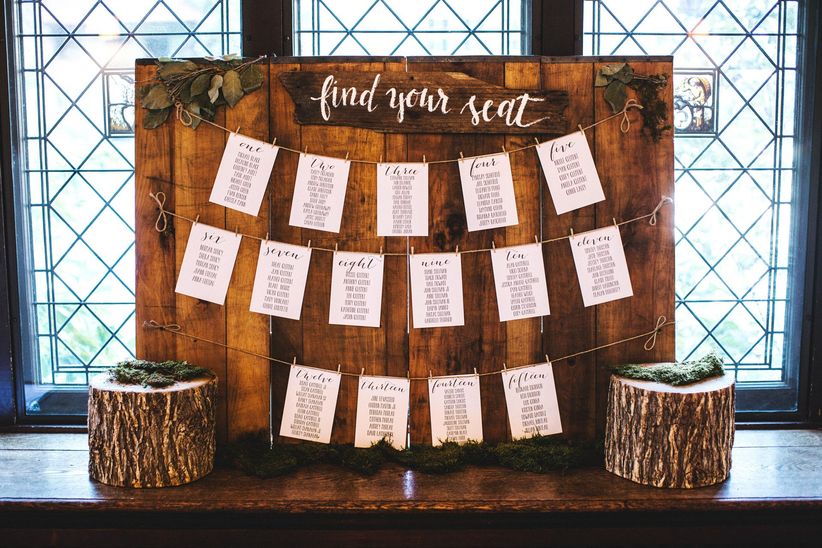 How to Make a Wedding Seating Chart WeddingWire